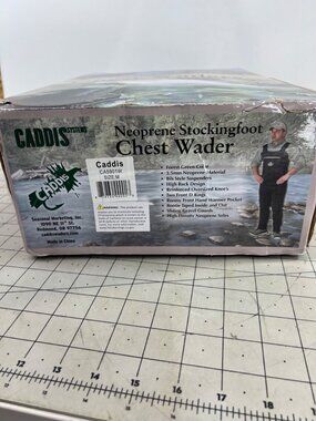 Caddis Neoprene Stockingfoot Chest Wader Men’s Size M Forest Green 3.5mm New